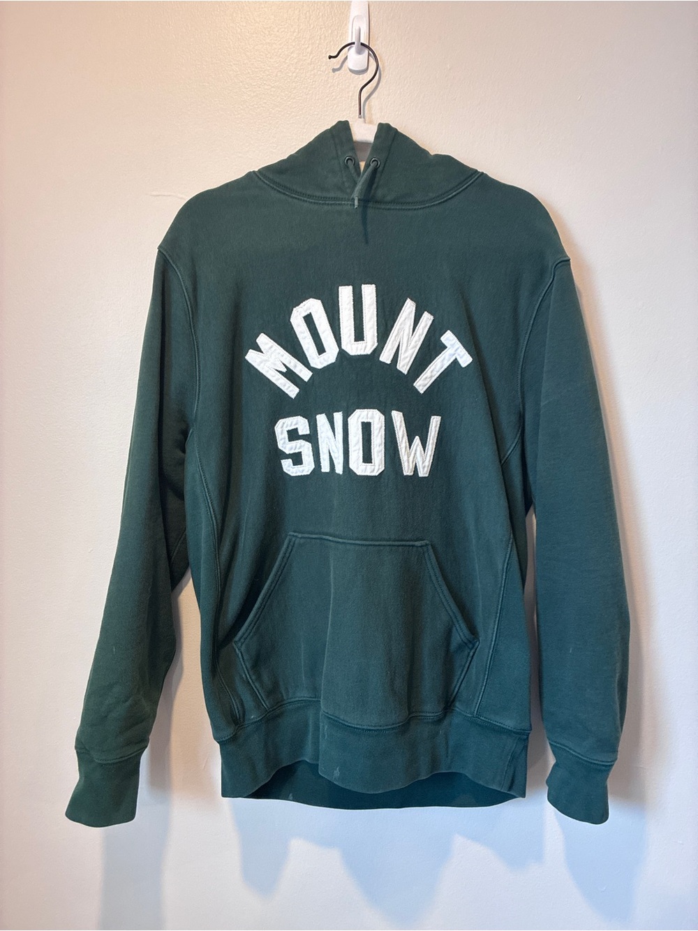 J. Crew Forest Green Mount Snow Crewneck Hoodie